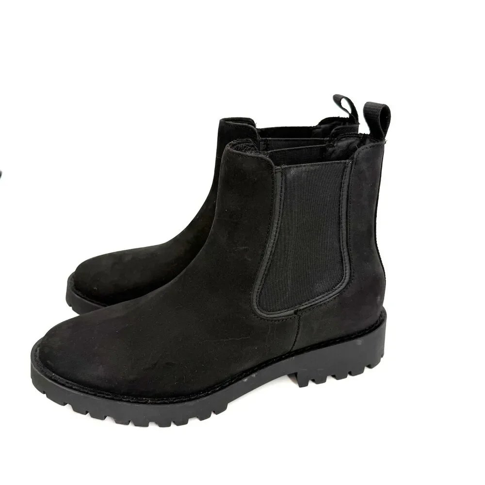 Thursday Everyday Boots Leather Legend Black Chelsea Pull On Mens Size 9.5